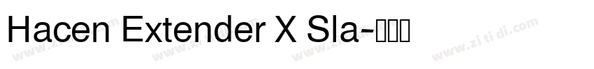 Hacen Extender X Sla字体转换
